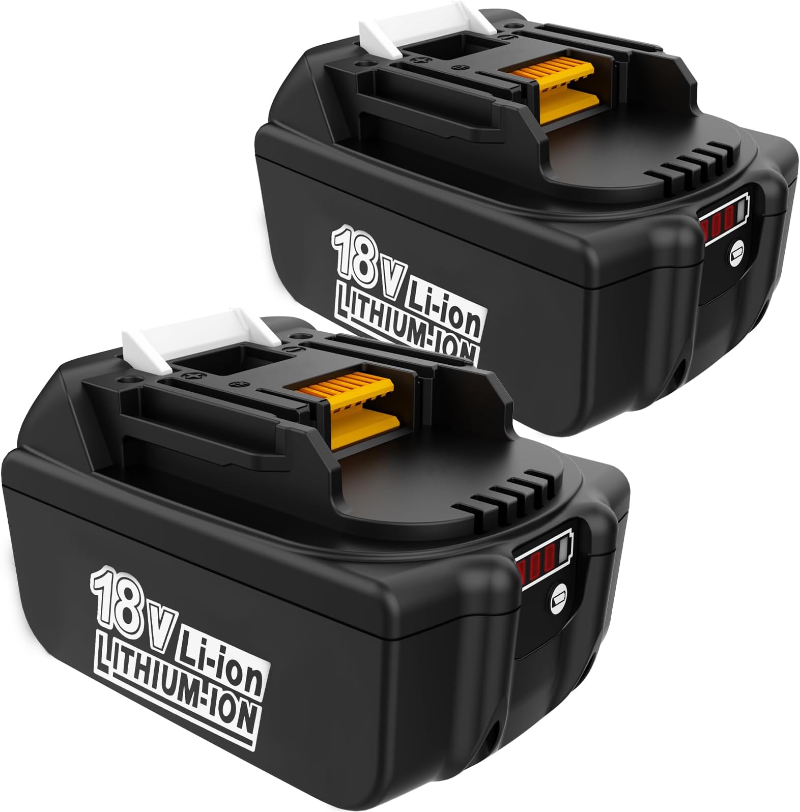 2X 18V 6Ah Reservebatterij voor Makita Accu BL1850B BL1850 BL1830 BL1860B BL1860 BL1830B BL1840 BL1820 BL1815 BL1835 BL1845 Batterij