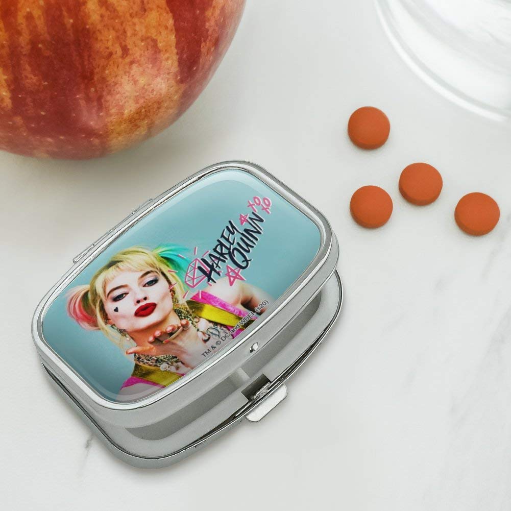 Birds of Prey Harley Quinn Blowing Kisses Rectangle Pill Case Trinket Gift Box