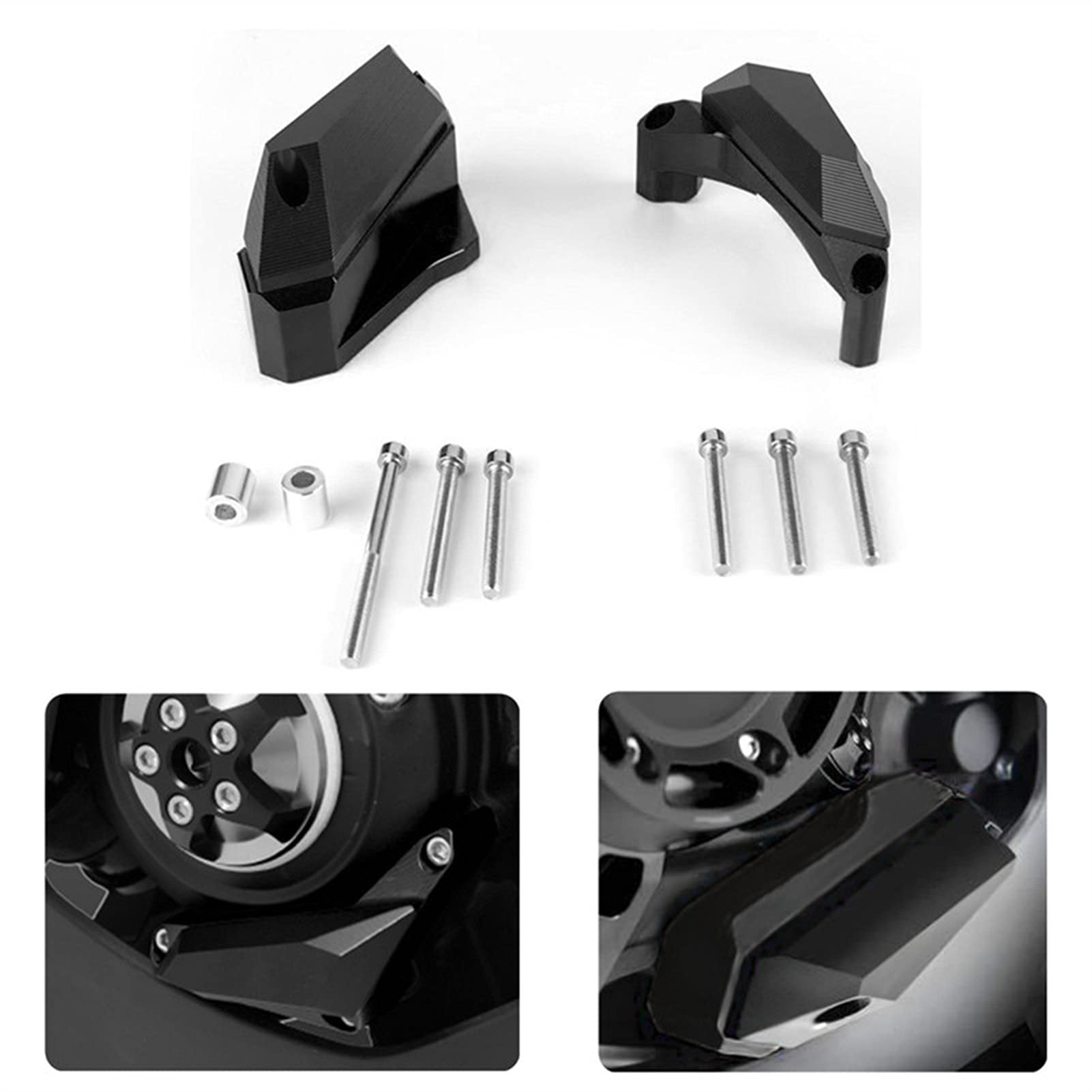 Do Yamaha YZF-R25 2013-2015 do Yamaha YZF-R3 2015-2016 Osłona silnika Osłona Osłona suwaka Ochrona przed upadkiem Sliders (Kolor: Niebieski)