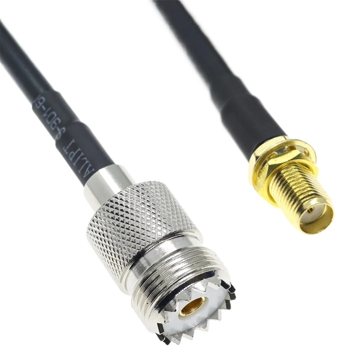 LIHUA SMA żeński do UHF żeński SO-239 Ja-ck złącze RG58 kabel koncentryczny antena W/i/Fi Coax 15CM 30CM 50CM 72CM 1M 2M 300cm (100CM)