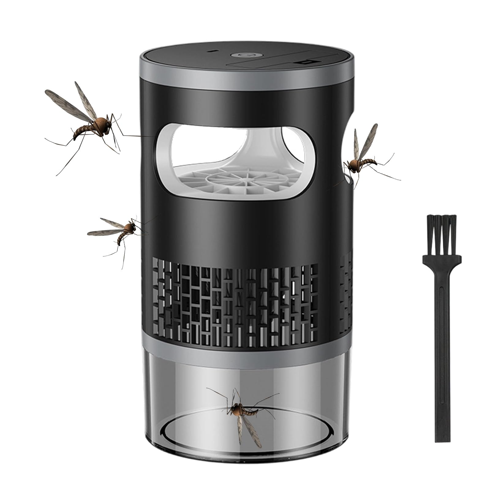 Trampa ultrasónica para mosquitos, lámpara UV recargable para matar insectos, dispositivo USB silencioso, libre de químicos, para interiores, exteriores, hogar, jardín, camping y picnic
