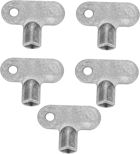 Operitacx Válvula de escape Válvula de escape Llave Sillcock Llave cuadrada de válvula de enchufe de 100 amperios Socket Radiador Llave de sangrado