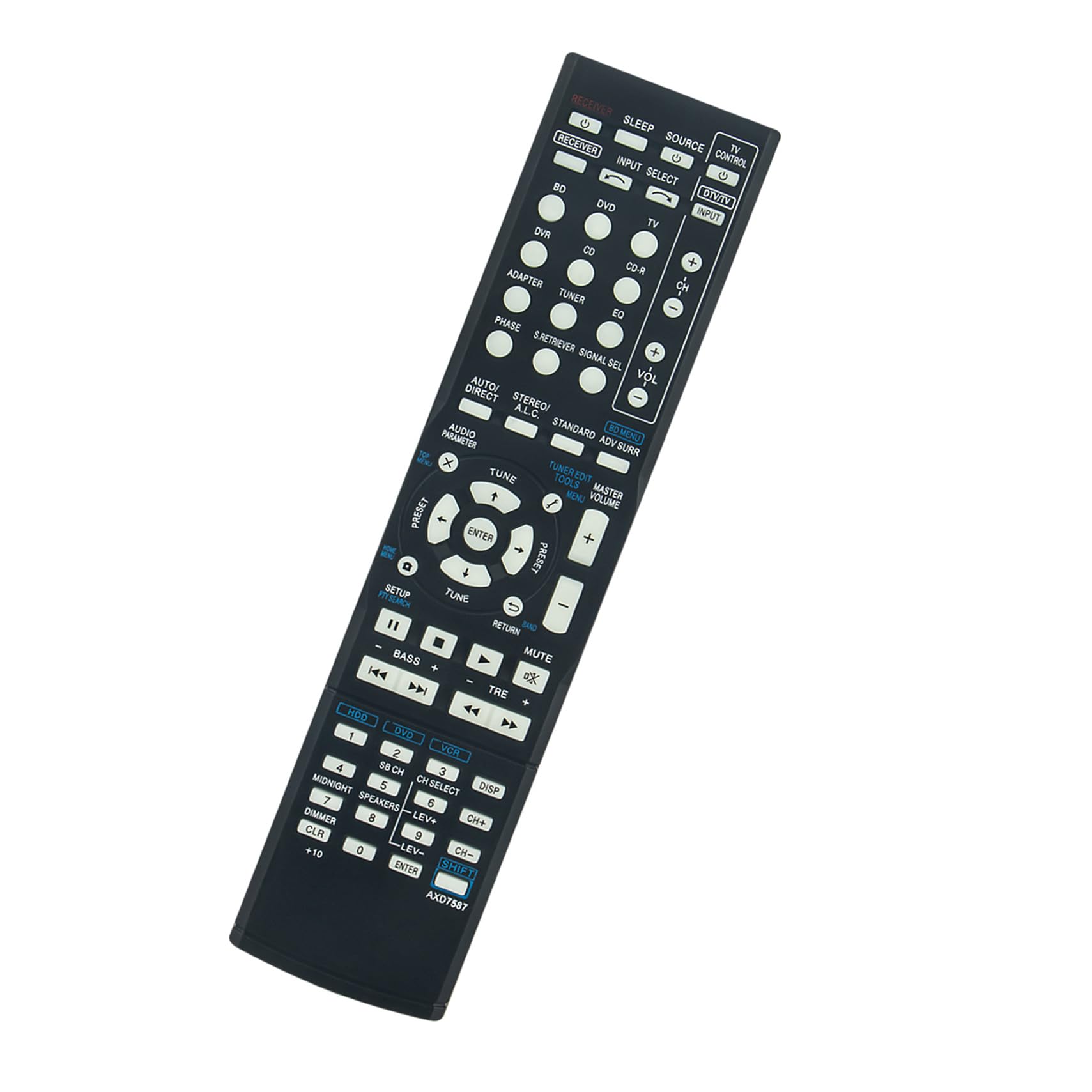 VINABTYAXD7587 Replace Infrared Remote Control Fit for Pioneer Home Theater VSX-520 VSX520 AV Receiver