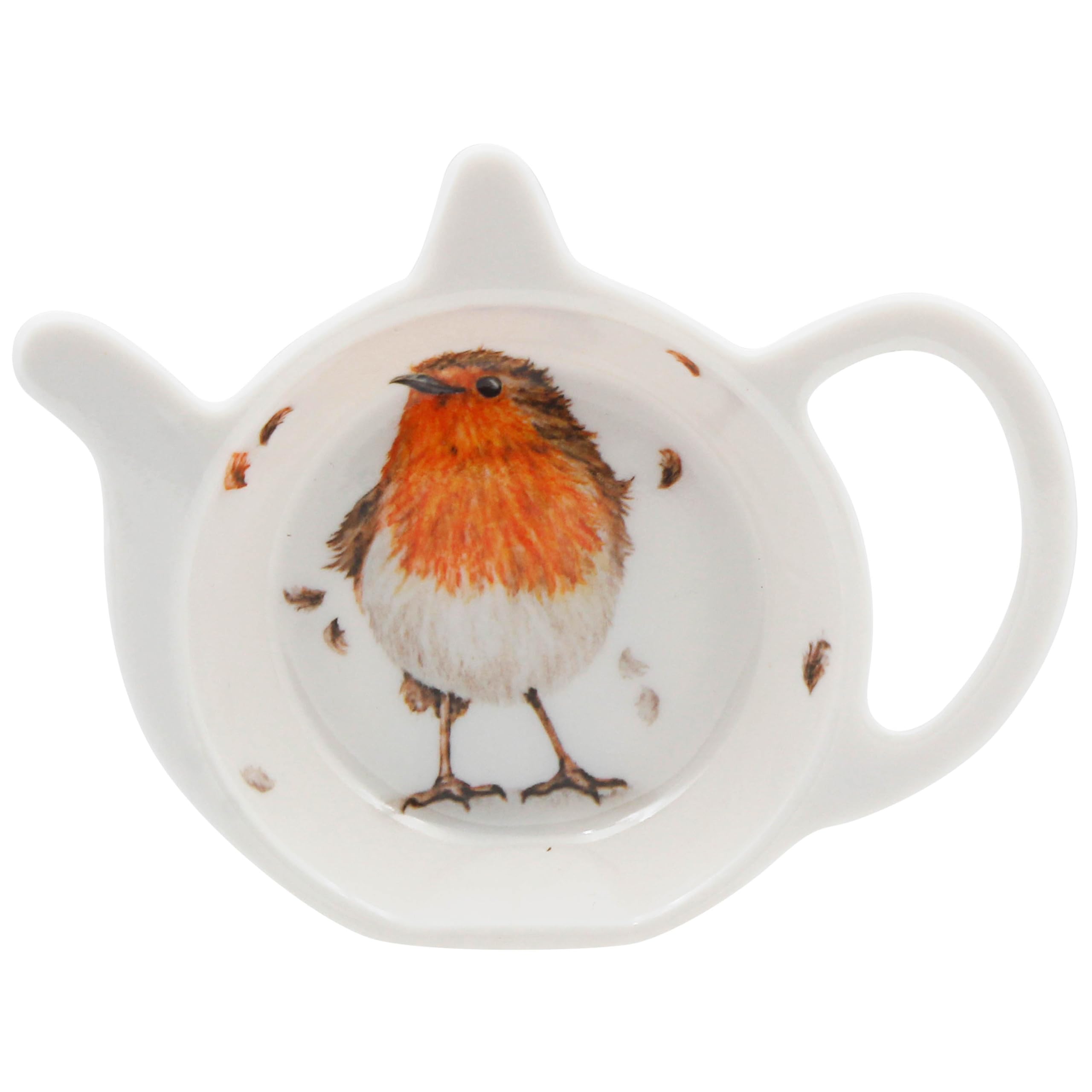 The Leonardo Collection British Birds By Clemency Bunn Robins Teabag Tidy