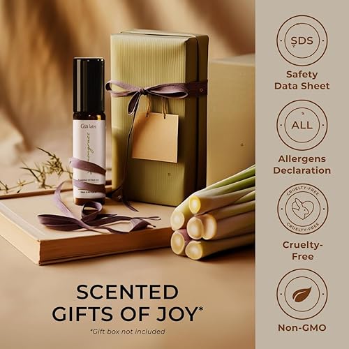 Miniatura 20 de Gya Labs Aceite esencial de sándalo roll-on para calmar la esencia en cualquier lugar, cuidado de la piel y aroma cautivador tanto para mujeres como