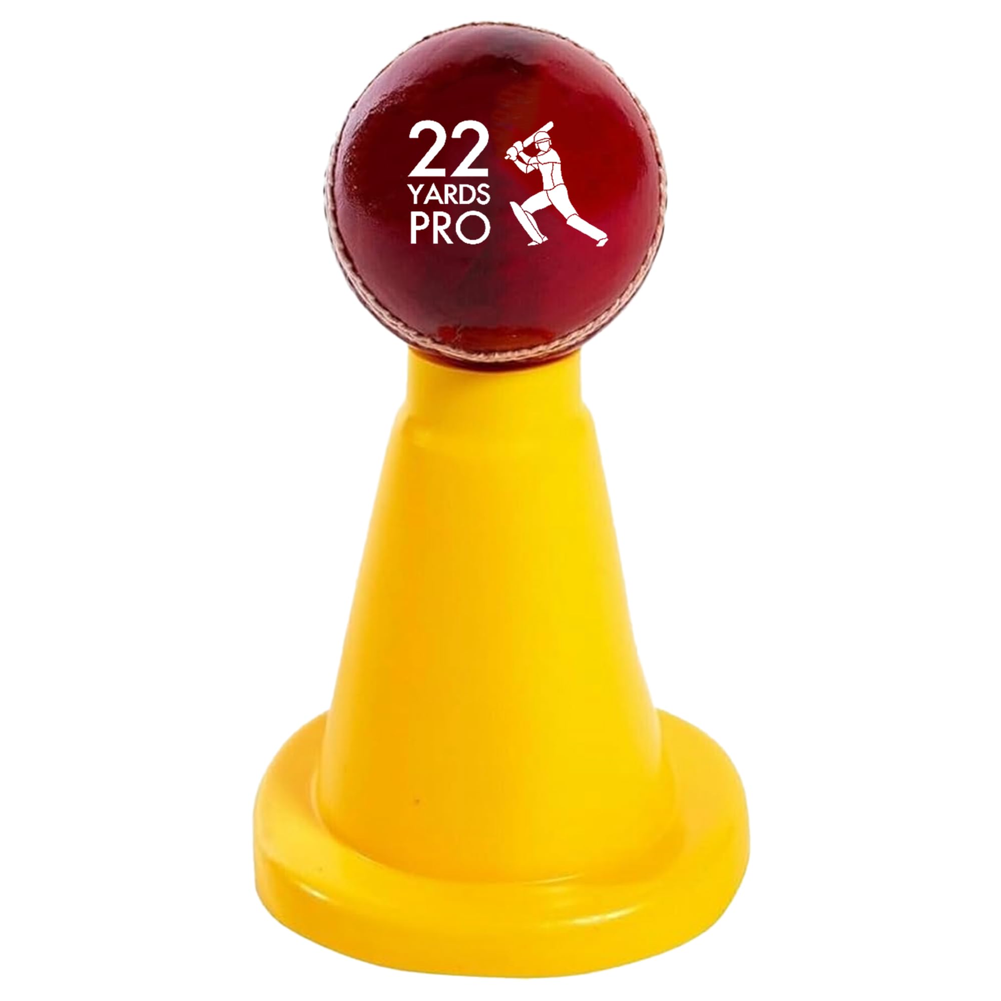 22YardsPro Cricket Batting Tee โ Durable Plastic Practice Stand for Cricket Training & Coaching โ Stable Design for Indoor & Outdoor Use โ Lightweight & Portable โ Ball Not Included