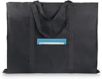 Vista 14 de JJRING Bolsa de Portafolio de Arte Extra Grande de Dacrón Impermeable Liviana, 37'' x 49'' para 36'' x 48'' Estuche Negro de Transporte