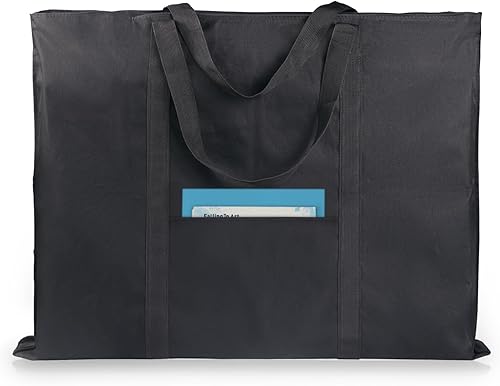 Miniatura 14 de JJRING Dacron - Bolsa de mano ligera para carteles, 24 x 36 pulgadas, color negro, para carteles, bocetos y dibujos
