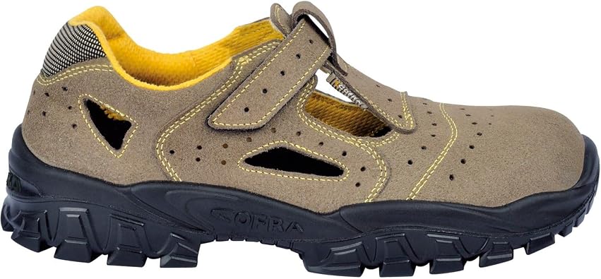 COFRA Unisexs Hiking Shoes New Brenta S1P Safety Sandals, Black, 43 EU