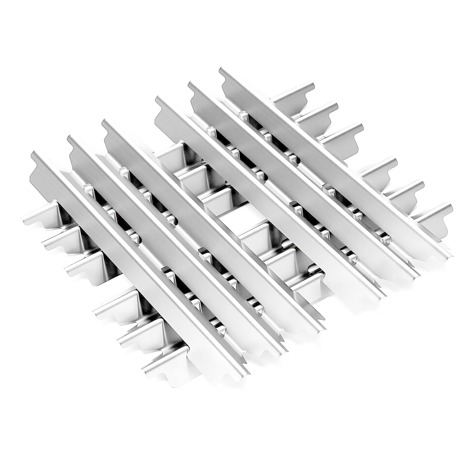 Denmay Flavorizer Bars acciaio inox per Broil King Imperial Regal 420 440 490 590 690 520 570, 44,5 x 15,5 cm, 4 pezzi