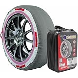 エマーソン(Emerson) アイスバーン ウインターソックス Kurumi 降雪時の安全運転をサポートする新感覚の布製タイヤチェーン チェーン規制対応 ドーナツタイプで取り付け簡単 軽量・コンパクト・柔軟性の3拍子で収納しやすい ⾛⾏時振動が少なく高い静粛性 フランスJOUBERT社生産 IBS-06