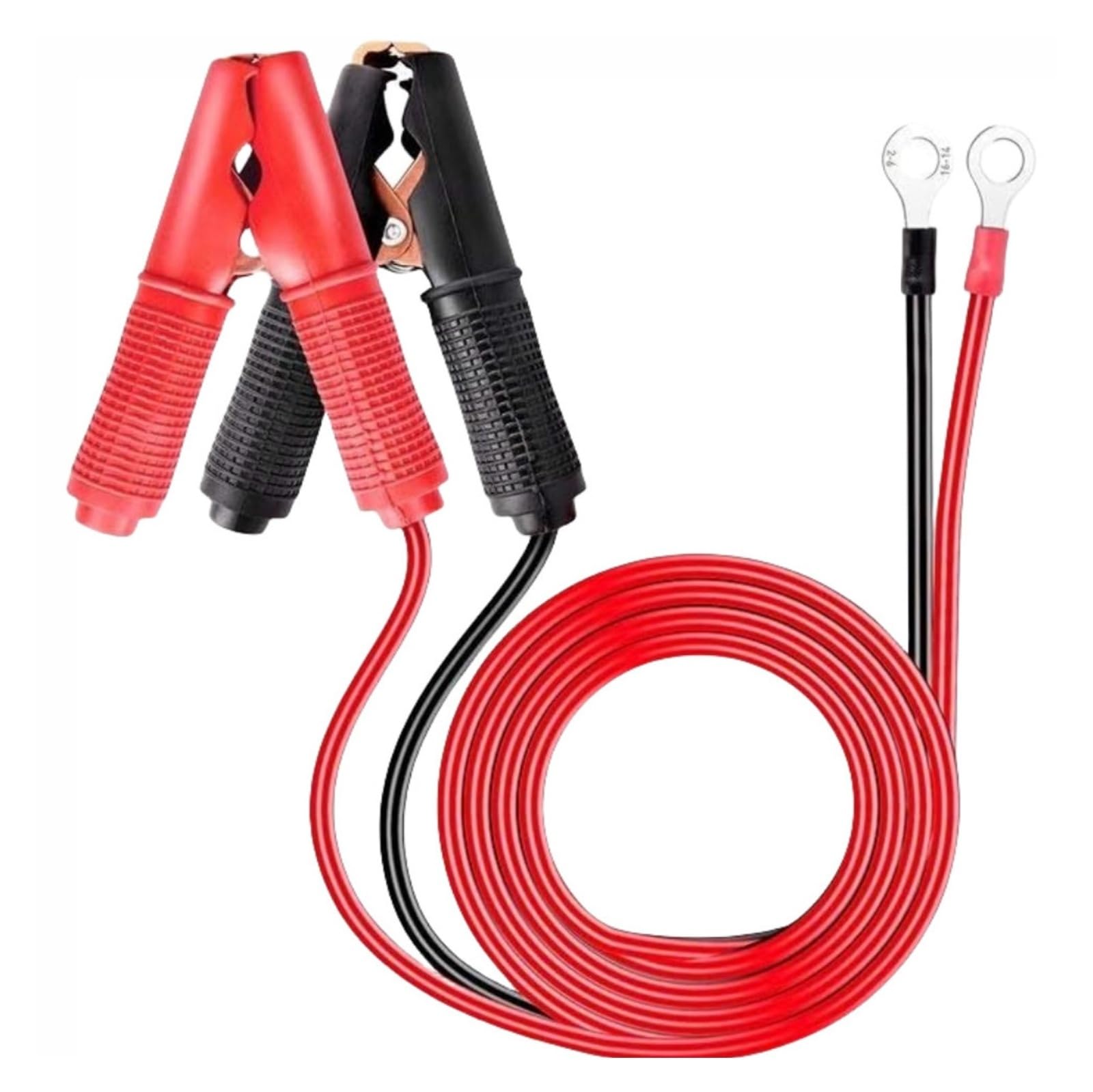 Zacisk bezpiecznikowy 30 A, 12 V, 24 V, adapter do szybkiego odłączania, przedłużacz do samochodu, motocykla, zacisk zaciskowy akumulatora (0,6 m)
