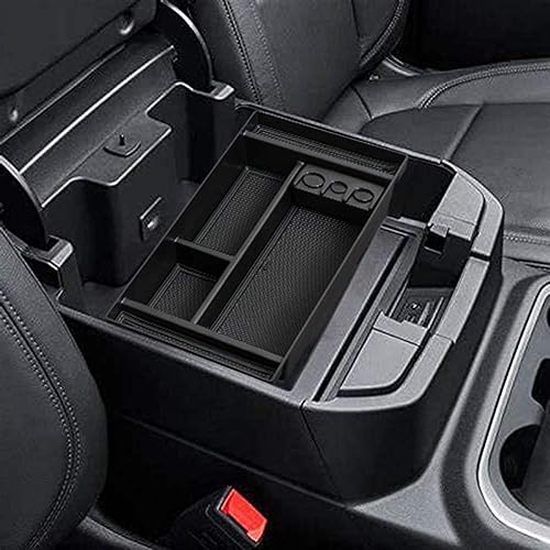 Miniatura 2 de EDBETOS Bandeja organizadora de consola central compatible con Chevy Silverado 1500/GMC Sierra 1500 2019-2022 accesorios y caja de reposabrazos