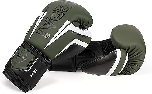 Miniatura 6 de Guantes de boxeo, entrenamiento de boxeo profesional, guantes de kickboxing para hombres, mujeres, adultos, niños, acolchado de varias capas, para