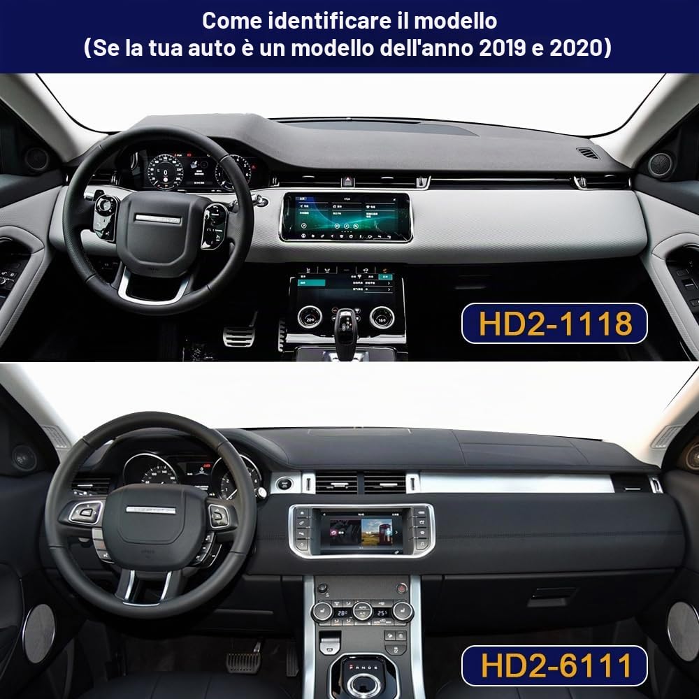 Fitcamx Dashcam 4K Adatto per Land Rover Range Rover Evoque 2012-2023 L538 L551 (modello 6111), OEM 2160P UHD video WiFi, G-sensor, registrazione in loop, WDR, Plug & Play, scheda da 64GB