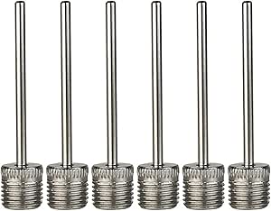 Lot D'aiguilles De Gonflage (buses) En Aluminium Pour Ballons, Ballons De Foot, Etc. - Standard - Argenté