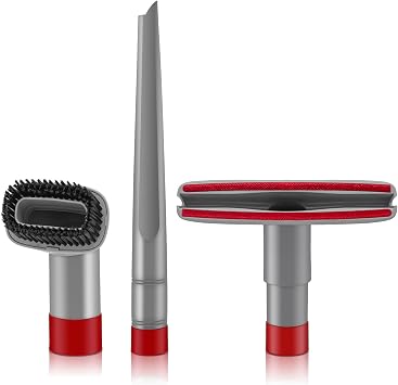 Crevice Tool and Dust Brush Upholstery Tool for Shark Navigator Lift-Away NV500, NV501, NV502, NV560 Vacuum Cleaner, Compare to Part No.X11FC500 Gray