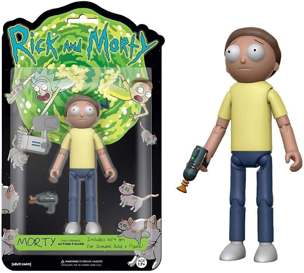 Rick and Morty Morty 5-Inch Articulated Action Figure