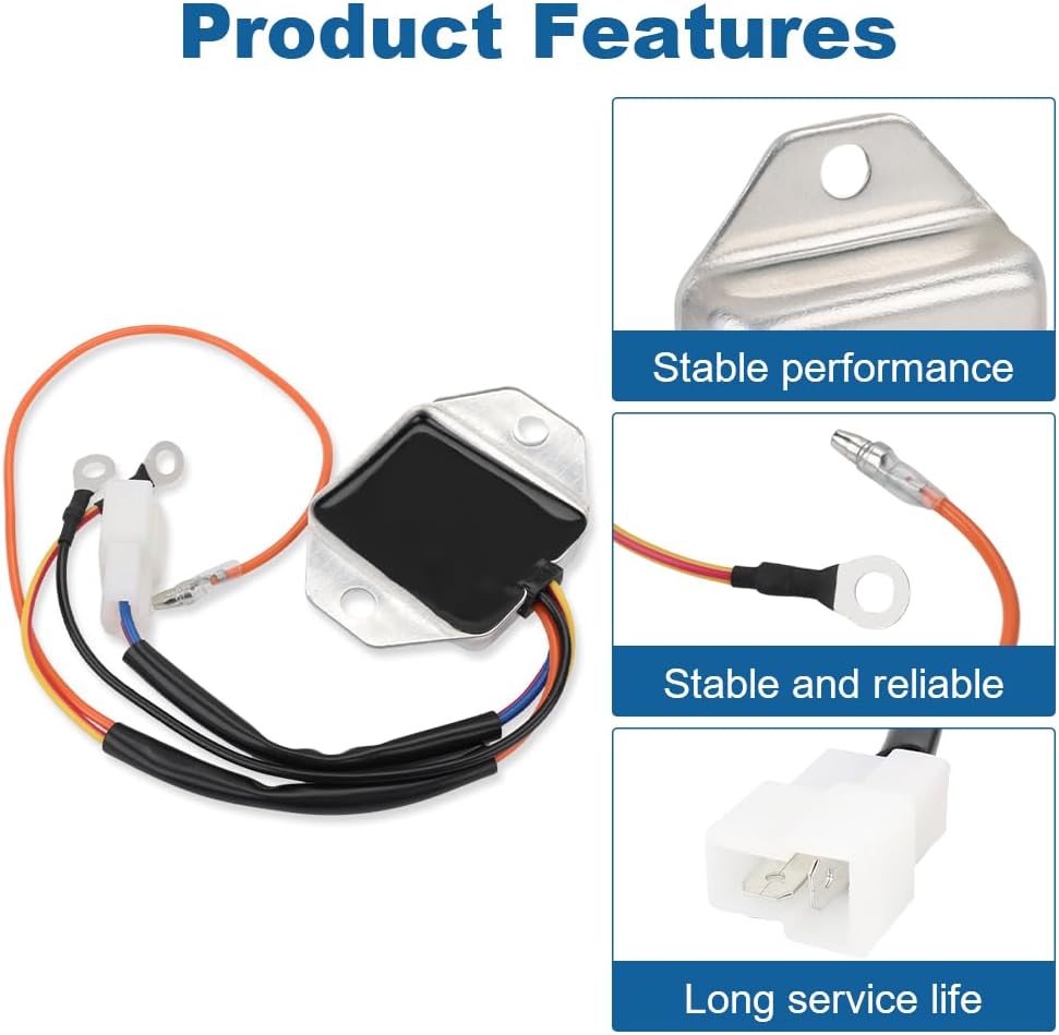 Engine Ignitor Assembly Compatible with EZGO Gas for Golf Cart 1981-1990 2 Cycle Replacement for 19627-G1