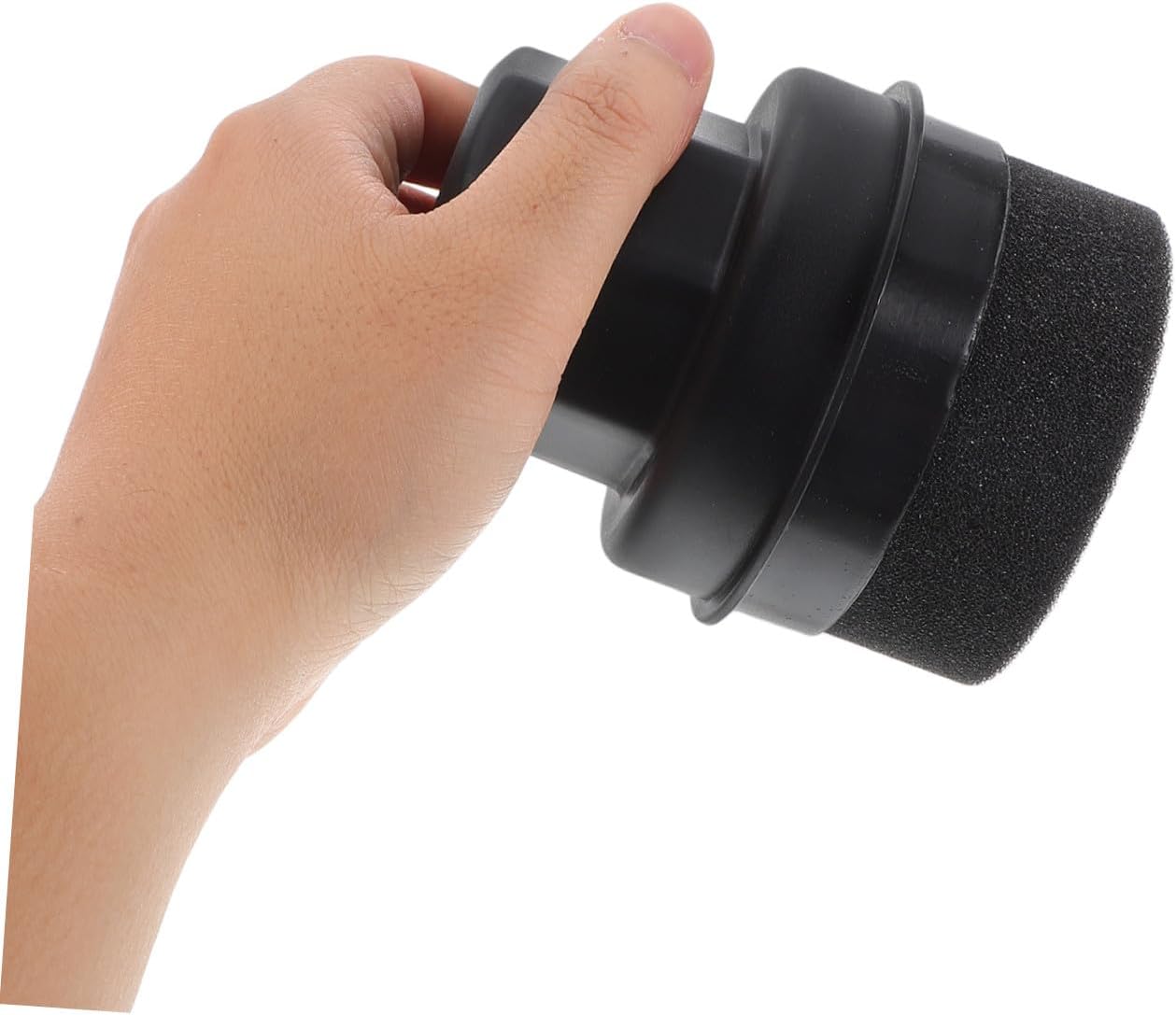 High Density Tire Shine Applicator Sponge with Handheld Design Polishing Wax Pad for Car Tire Brush with Cover for Even Application and Controlled Use for Auto Detailing