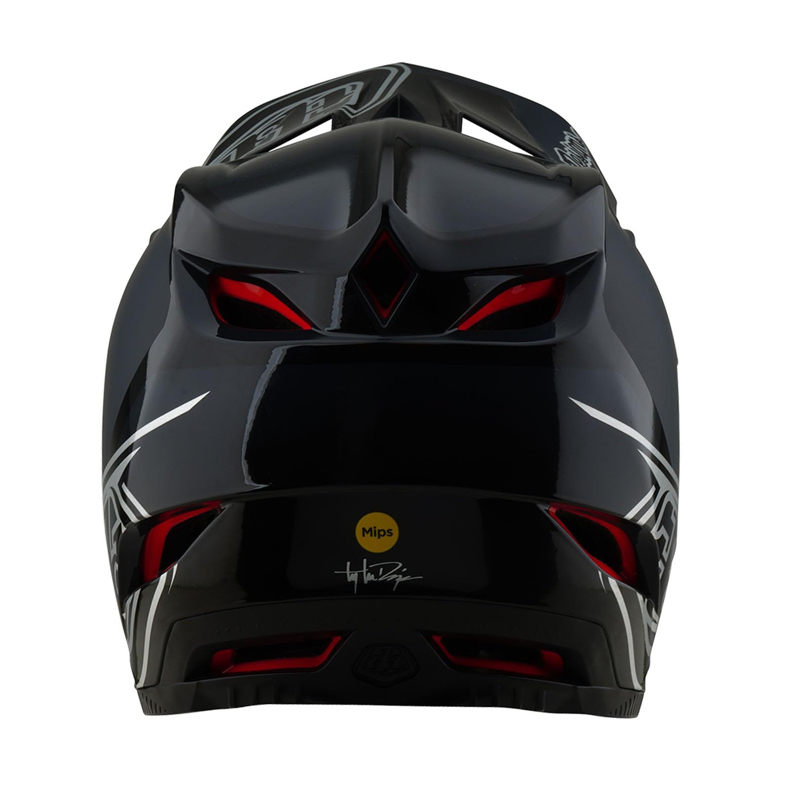 Troy Lee Designs D4 Polyacrylite MIPS Helm, Shadow, Black, S | 55-56cm, 174499002