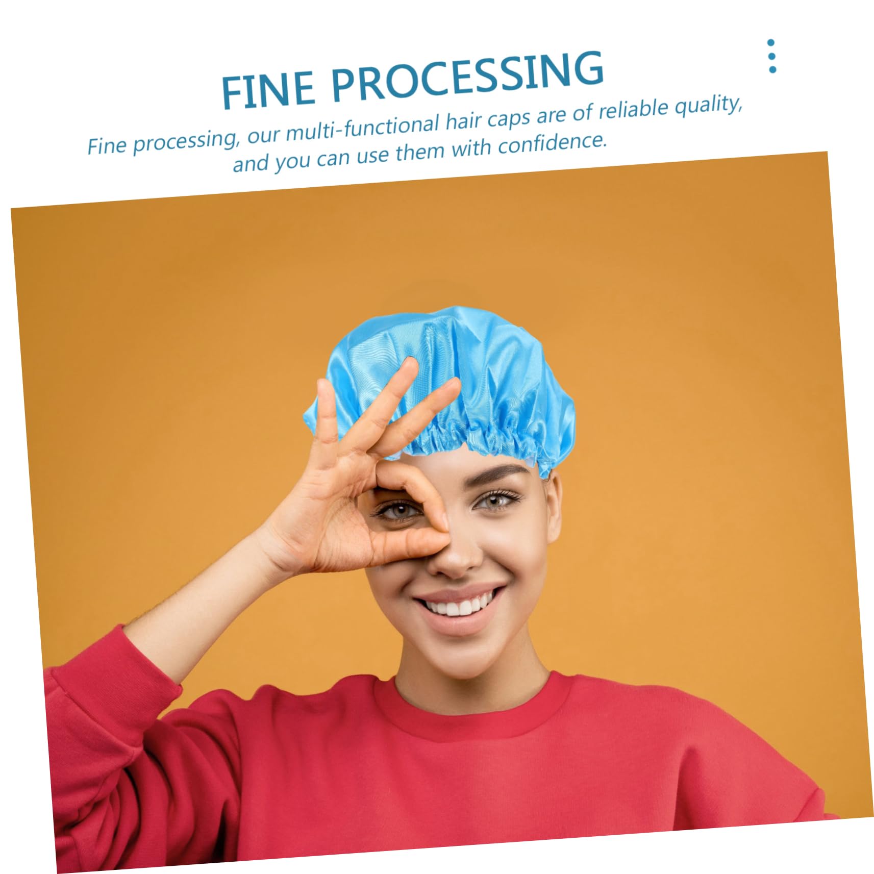 Healeved 8stücke Doppellagige Wasserdichte Duschhauben Für Damen Multifunktional Elastisch Für Lange Haare Reisen Spa Salon Schützt Vor Trockenheit Und Verfilzungen
