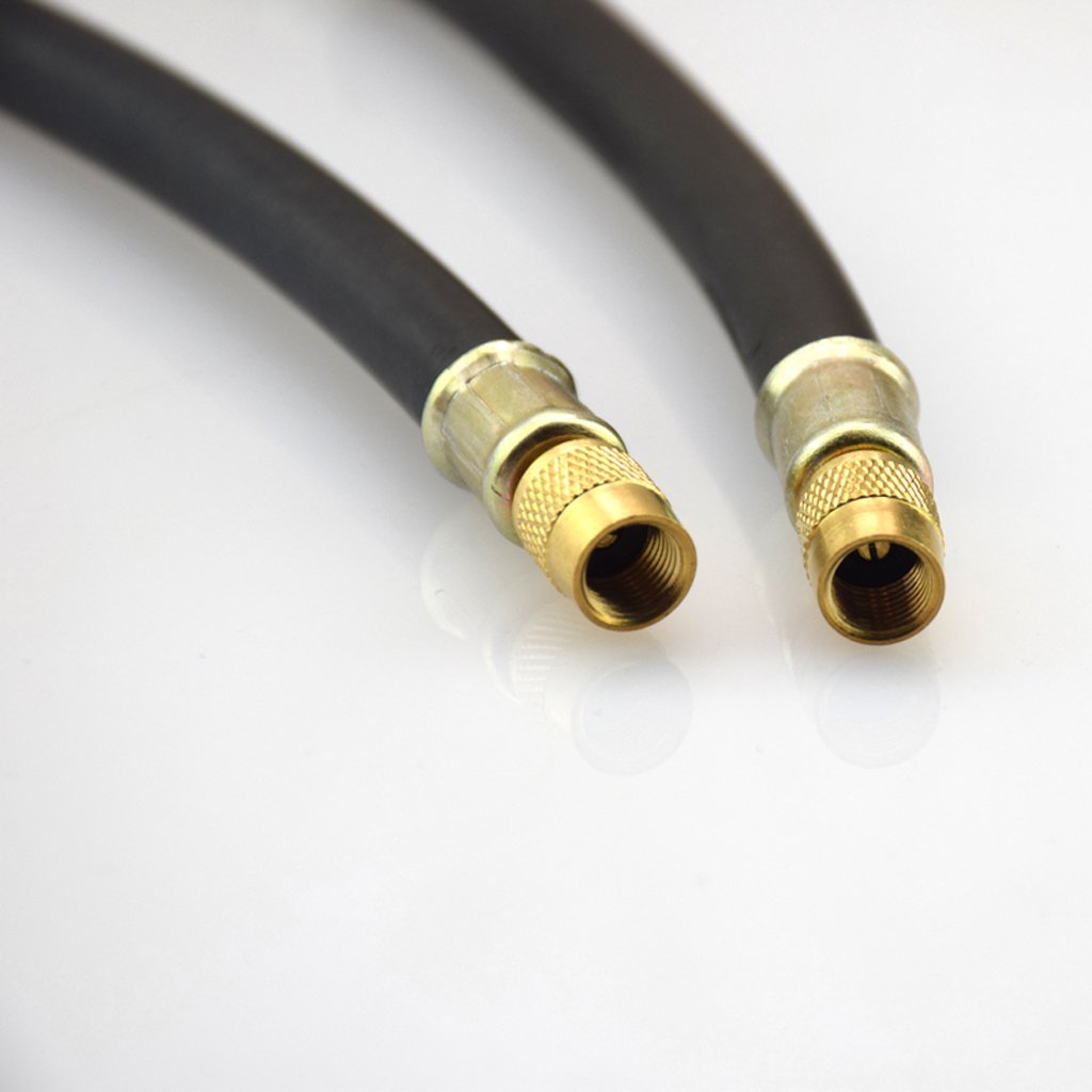 10 Set mit 2 x Reifenventil-Verlängerungen, Doppelrad, LKW, Van, Konverter-Adapter mit Staubkappe