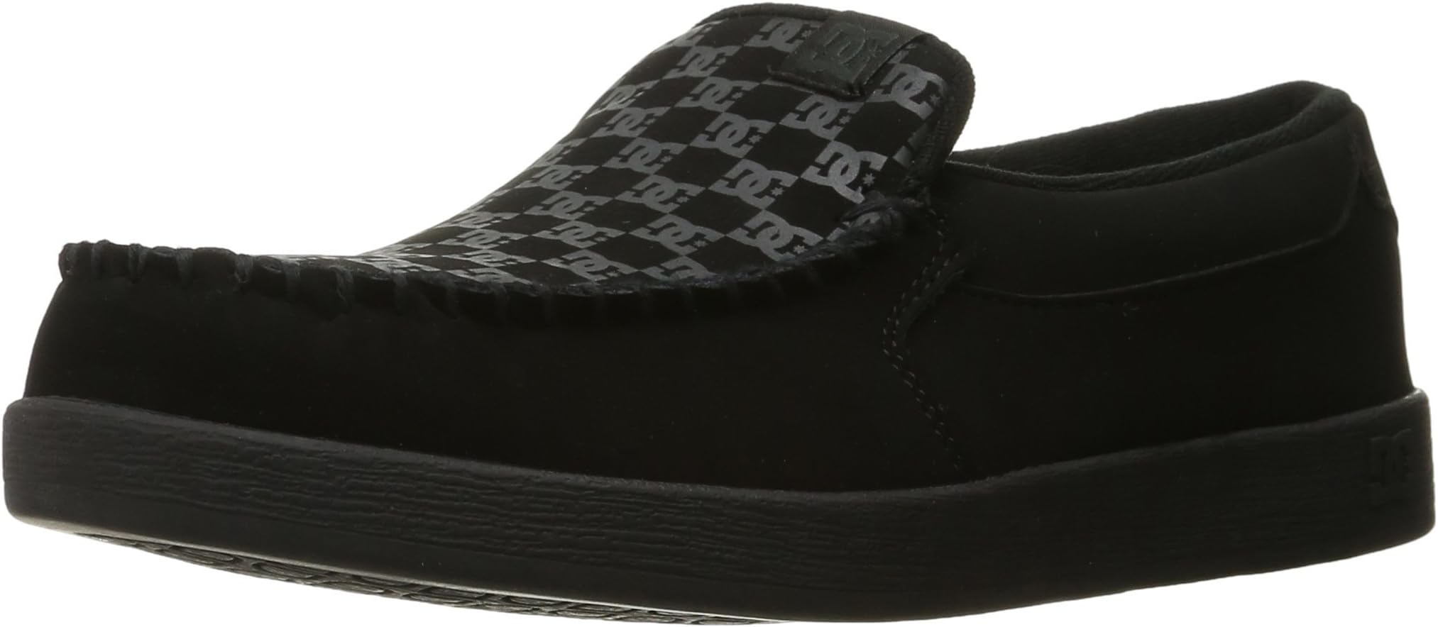 DC Men's Villain TX Slip-on Skate Shoes, Black Print, 11 D D US