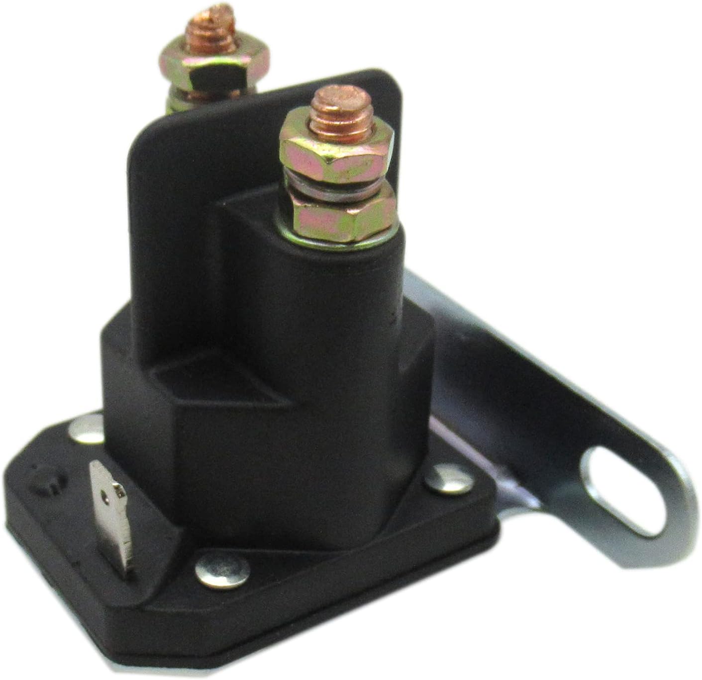 New 812-1211-211 Solenoid Relay Switch 3 Terminal Replacement for Lawn Mower Solenoid Valve 12V AM103290 48035A 539101714 8121201211 9326519 93265WR 932651WR