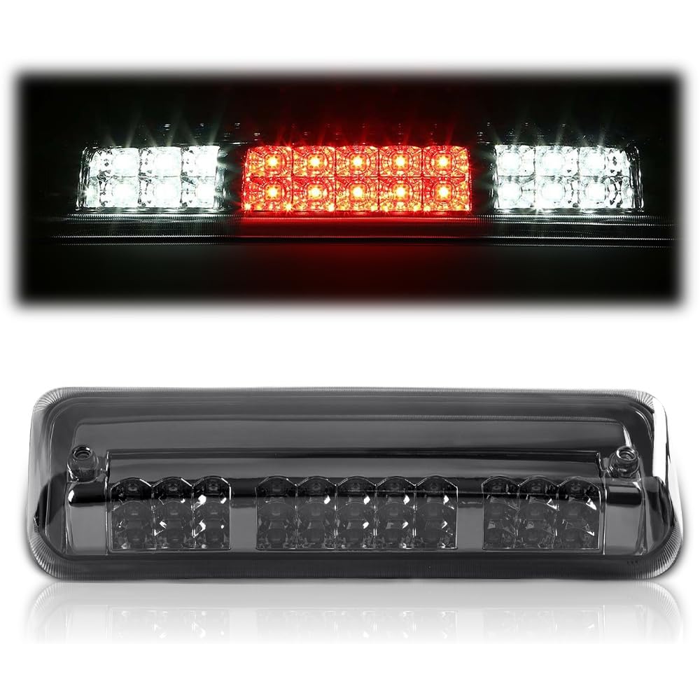 ALLGOOD 3rd Third Brake Light,Compatible with Ford F150 Lobo 2004-2008,Fit Explorer Sport Trac 2007-2010,Fit Lincoln Mark LT 2006-2008,High Mount Rear Stop Light Cargo Lamp, Smoky Lens Black Housing
