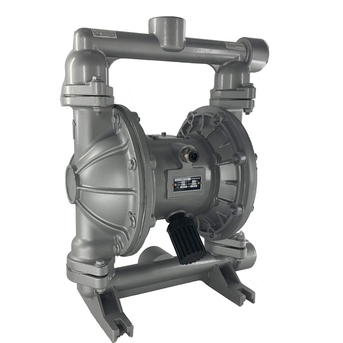 Double Diaphragm Pump - 1 inch Inlet & Outlet, Dual Diaphragm Air Pump, 35 GPM Max, 120PSI