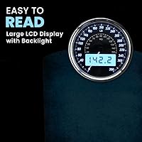 Vista 3 de EILISON Báscula de pesaje digital y analógica 2 en 1 altamente avanzada para peso corporal, 400 libras, 4 sensores GX de alta precisión precisos