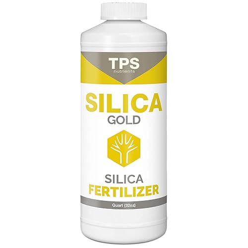 TPS NUTRIENTS Silica Gold Plant Strength Nutrient and Supplement with Bioavailable Silicon 1 Quart (32 oz) - 32 Fl Oz (Pack of 1)