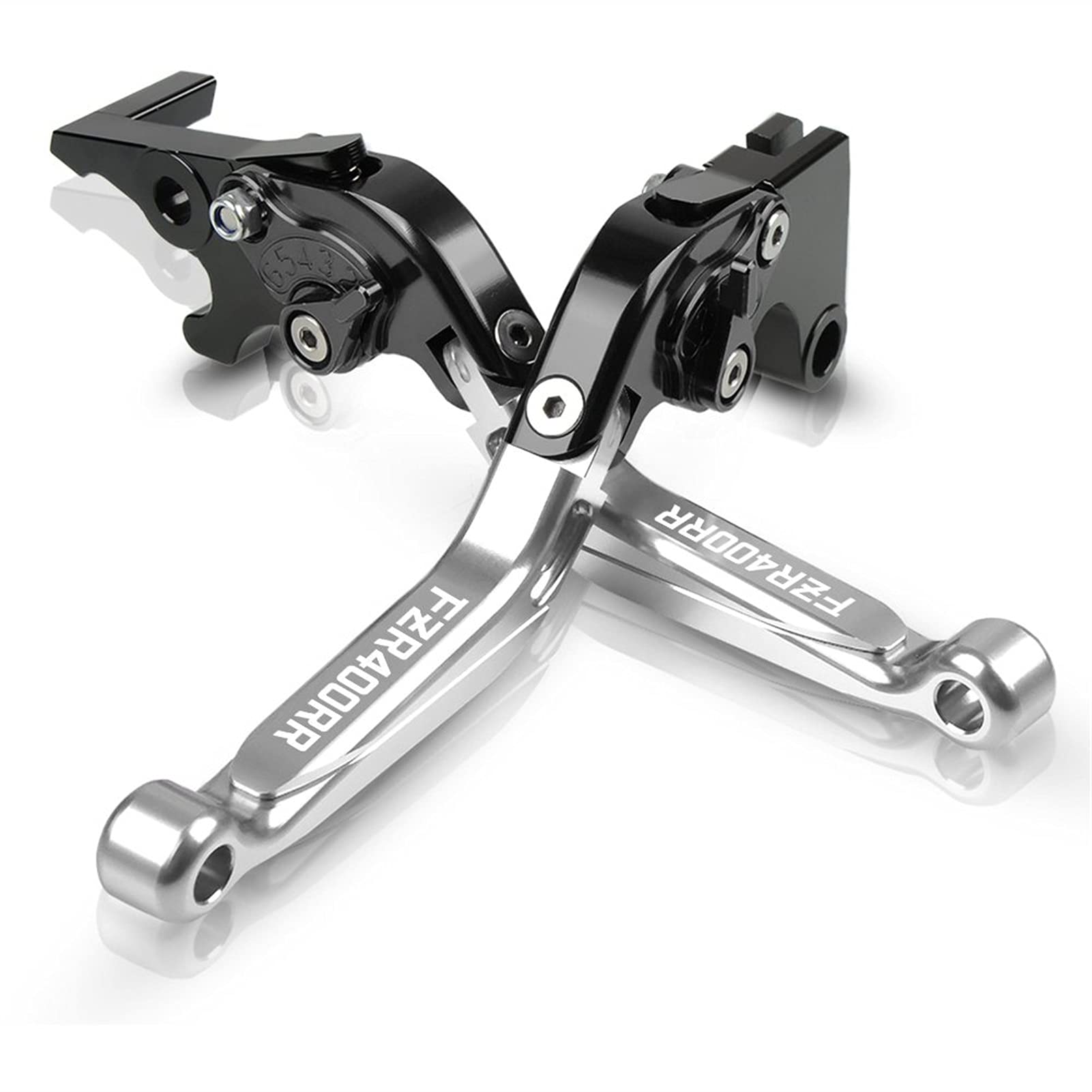Moto Regolabile Pieghevole Allungabile Freno Leve Frizione Per YAMAHA FZR400 RR FZR400RR FZR 400RR 1991 1992 1993 1994 1995 Leva Della Frizione Del Freno (Colore : 1)
