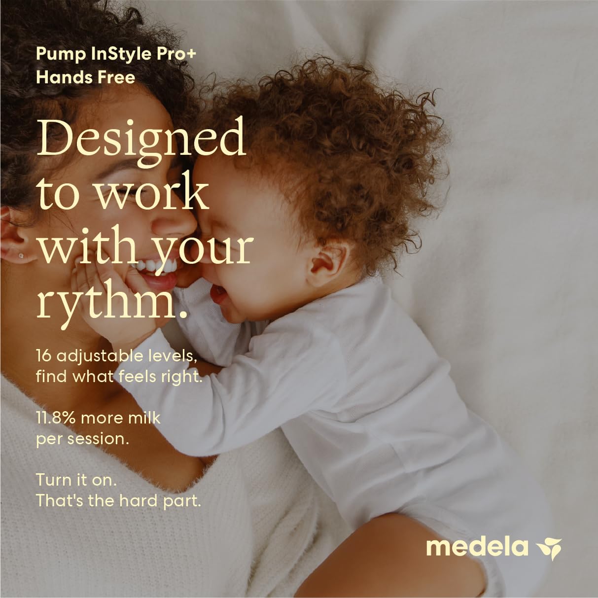New Medela Pump in Style Pro+ - Extractor de leche manos libres, recargable, portátil, de grado hospitalario