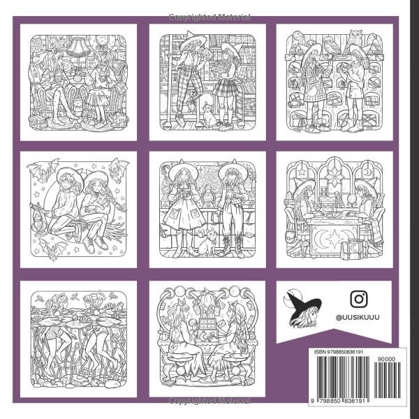 Miniatura 2 de Witches Around An Enchanting Witch Coloring Book