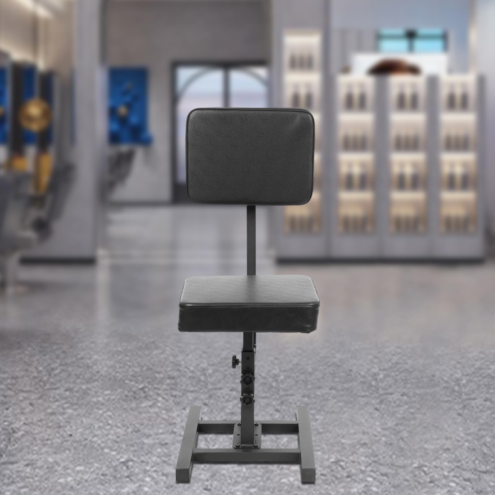 Chaise multifonctionnelle professionnelle avec accoudoirs, ergonomique, charge maximale 100 kg