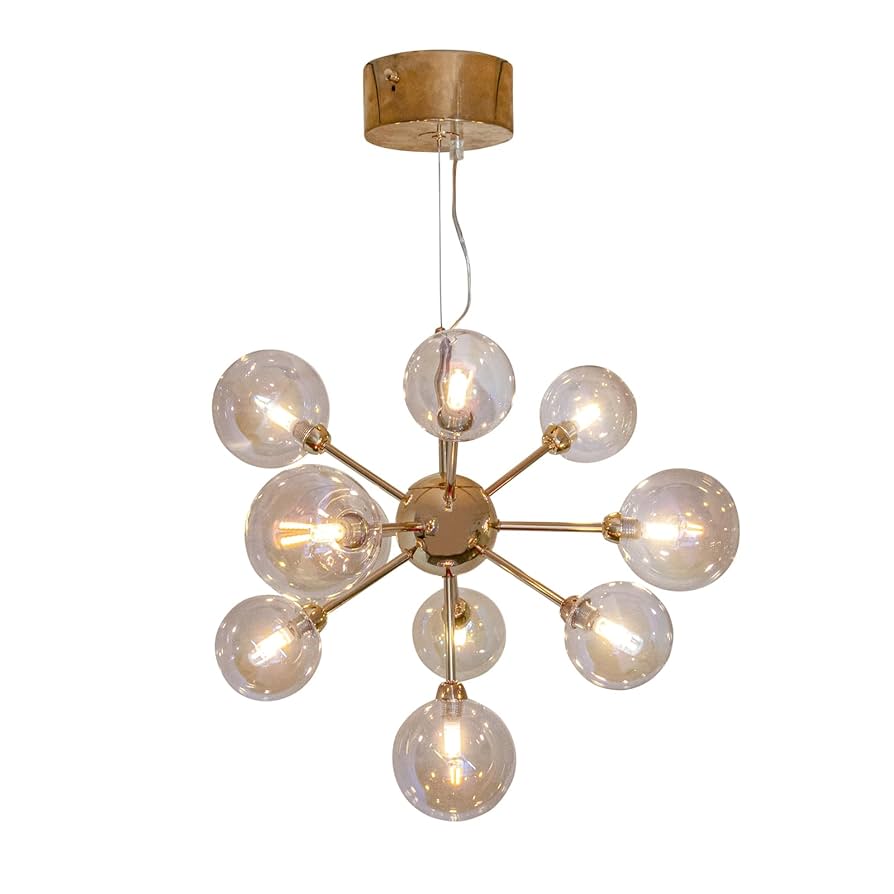 Amazon.co.jp : ディアナ ペンダントランプ 10灯 ゴールド LED