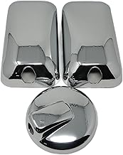 WHITENUTS Isuzu Elf Exclusive Plated Mirror Cover 3-Piece Set, March 2023 - R5/3 - 7th Elf, 23 Elf, Elf EV, High Cav, Door Mirror, Under Mirror, 178Φ, Plated, Chrome Cover, Exterior Parts, Custom