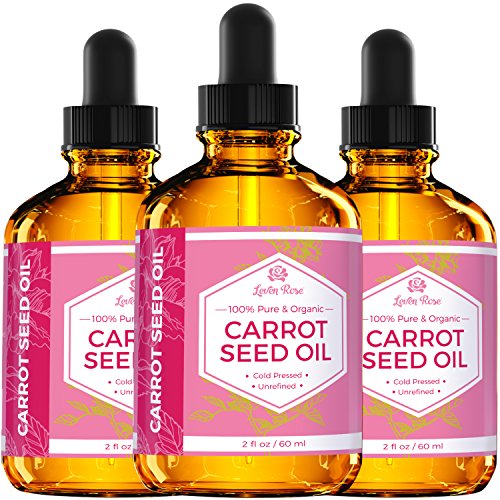 image for Carrot Seed Oil by Leven Rose, 100% Pure Unrefined Cold Pressed Moistu