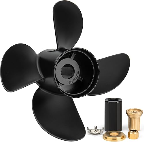 OEM 15 Spline Tooth Aluminum Boat Propeller fit MercuryMariner Outboard Motos135-300HP,Mercruiser Alpha One,Interchangable Hub Kits Included, Rh