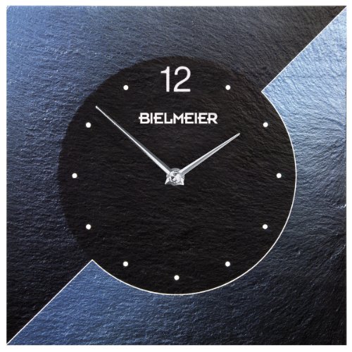 Preisvergleich Produktbild Bielmeier 300000 Wanduhr Airbrush Design blau