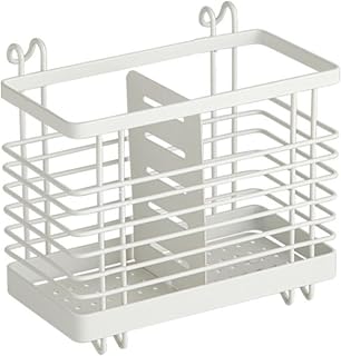 estantes de utensilios de cocina, Con 2 compartimentos, rejillas blancas for secar utensilios de cocina, cucharas, palillos, tenedores
