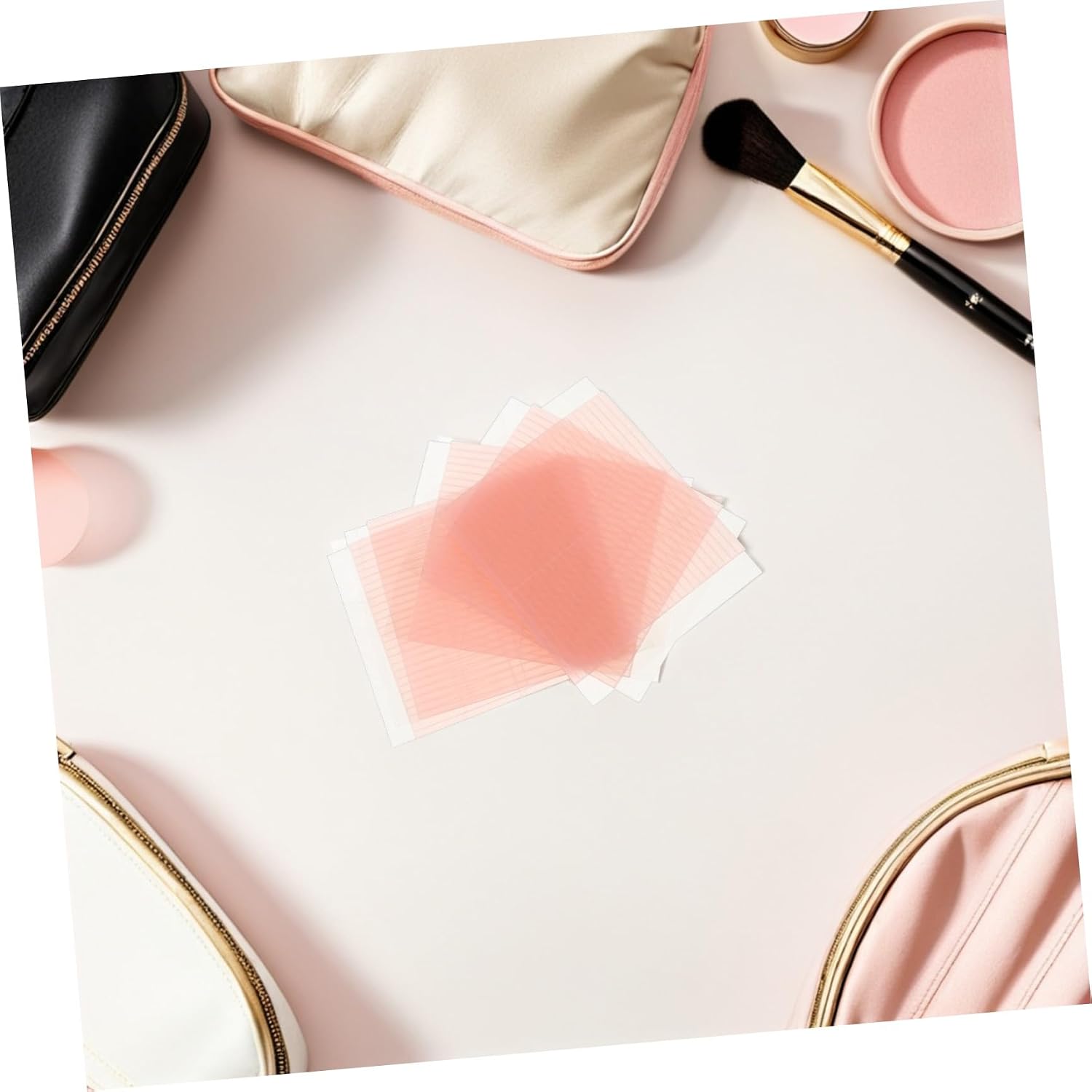 Self-adhesive Nose Shaping Strips with Professional Contour Design for Women 10 Sheets Invisible Nasal Wing Shrinking Stickers and Breathable Fiber Material for Daily Use