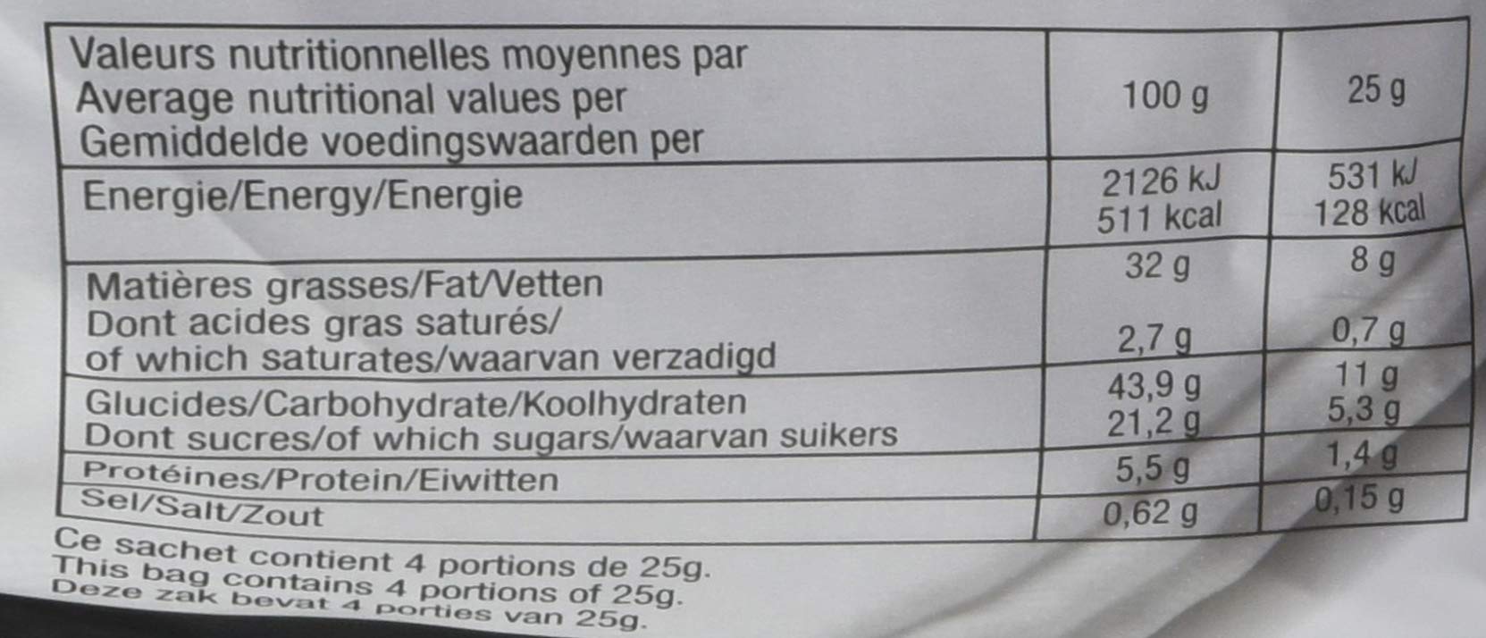 Bret's 10 paquetes de 100 g