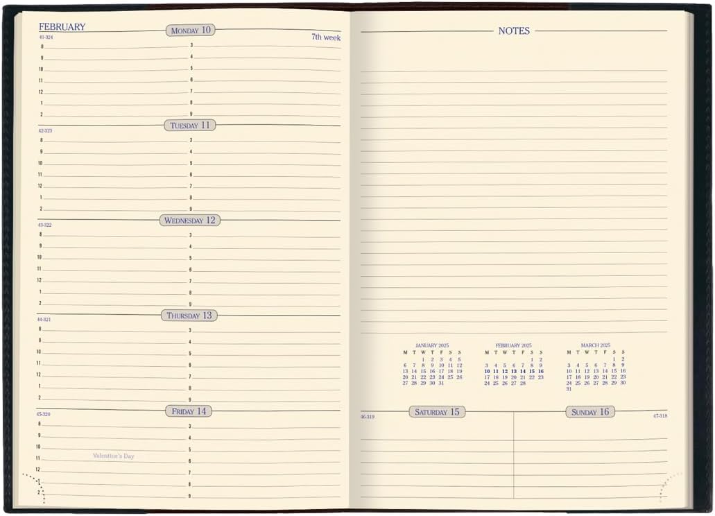 Quo Vadis 2025 Refill For Space 24 Planner - Appointment Organizer and Business Journal