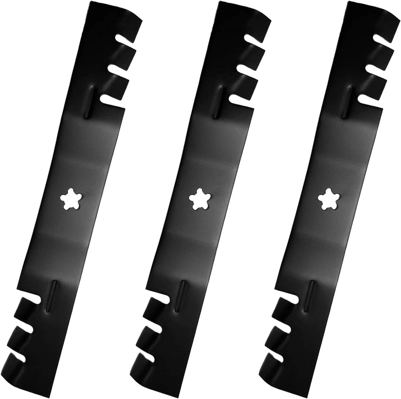 173921 173920 Gator Mulching Blades Compatible with Hus qvarna 48" Cut Deck 2748GLS YTH2148 YTH2348 YTH2448 YTH2748 Pou LAN Pro PB20VA48, Replace 180054 532173921 532180055 917532173921,3 Pack