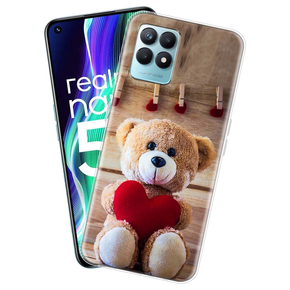 Fashionury Silicone Designer Case for Realme Narzo 50 Back Cover for Realme Narzo 50 Printed Back Cover for Realme Narzo 50 D0668,Multi Coloured (B0B81WF8D3) Amazon Price History, Amazon Price Tracker