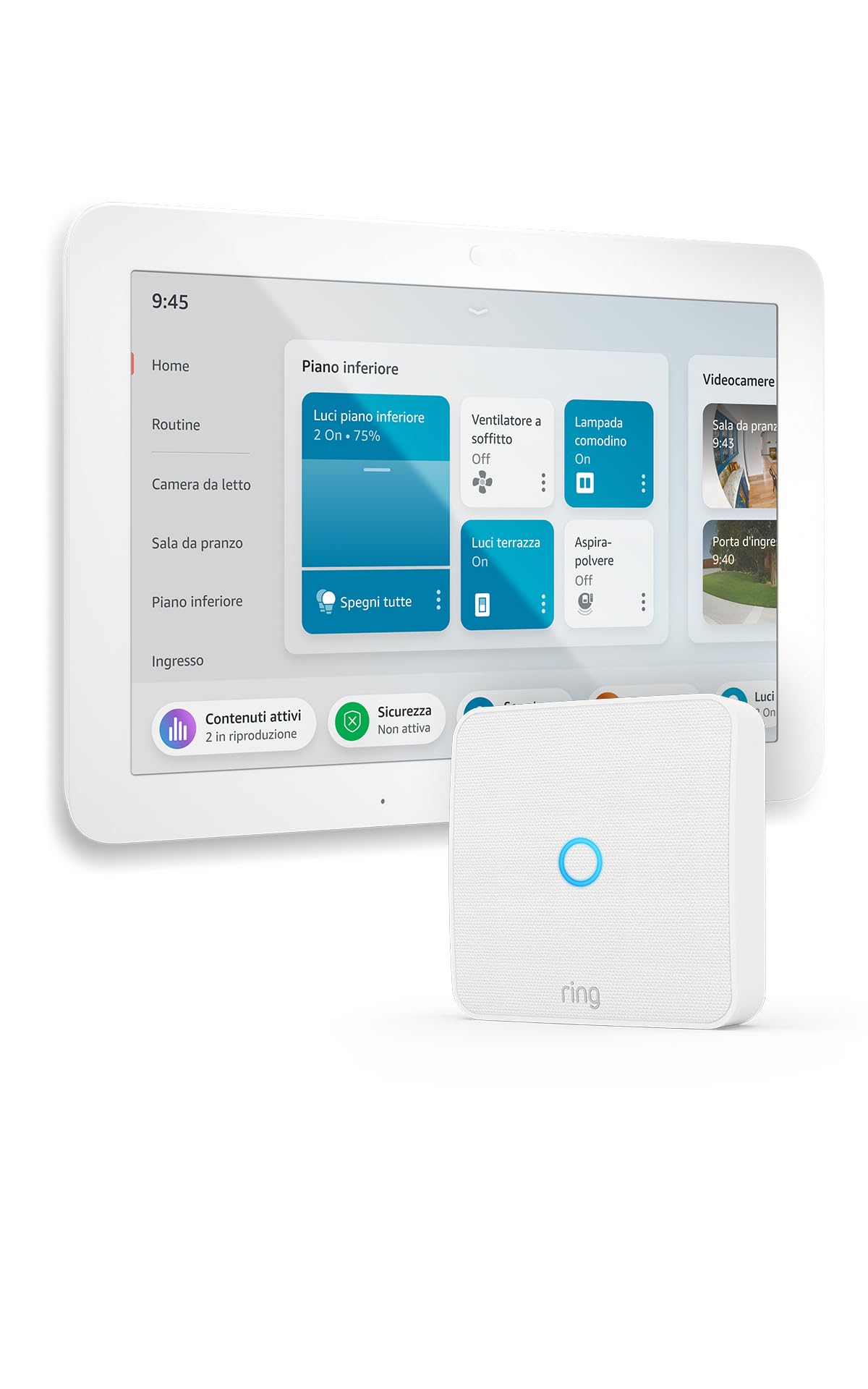 Ring Intercom Video + Echo Hub