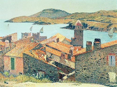 Tableau Toits rouges à Collioure par Henri Matisse grand format poster chambre